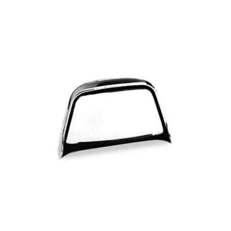 Velvac Top Hat Aux Mirror Kit, Flat Black 715372
